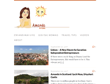 Tablet Screenshot of amandainasia.com